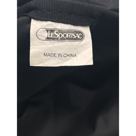 Lesportsac Travel Crossbody 3 Zip Front Pockets  Robot Retro Print Shoulder Bag - Picture 13 of 15